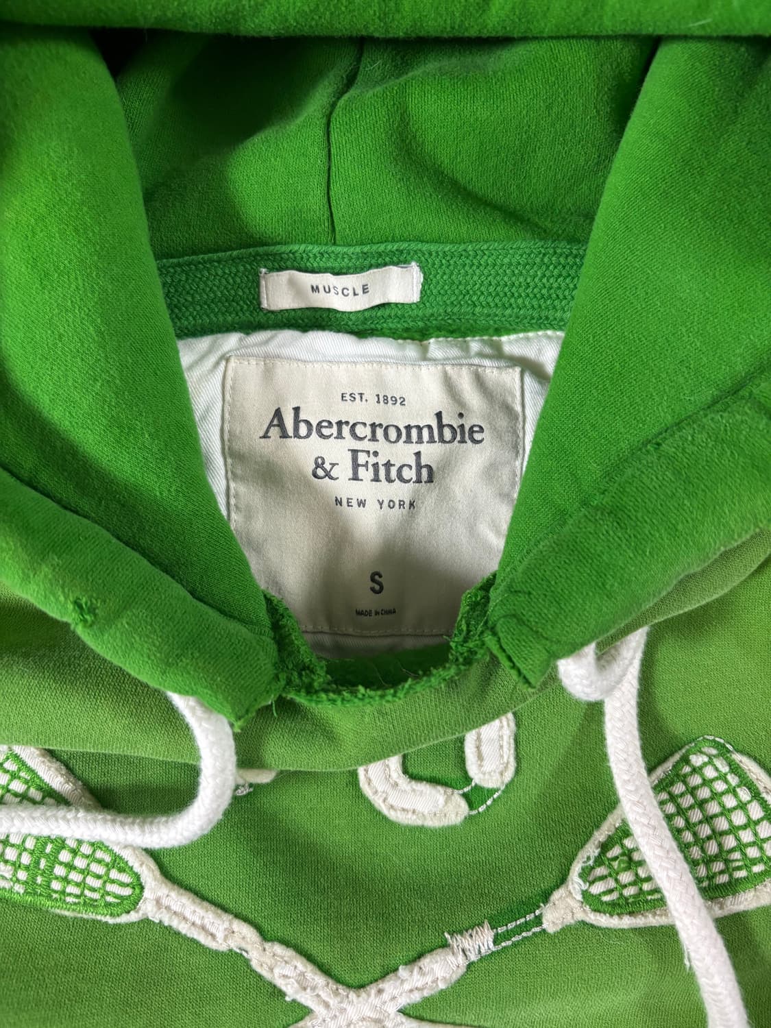아베크롬비 그린 후드티 상품이미지3