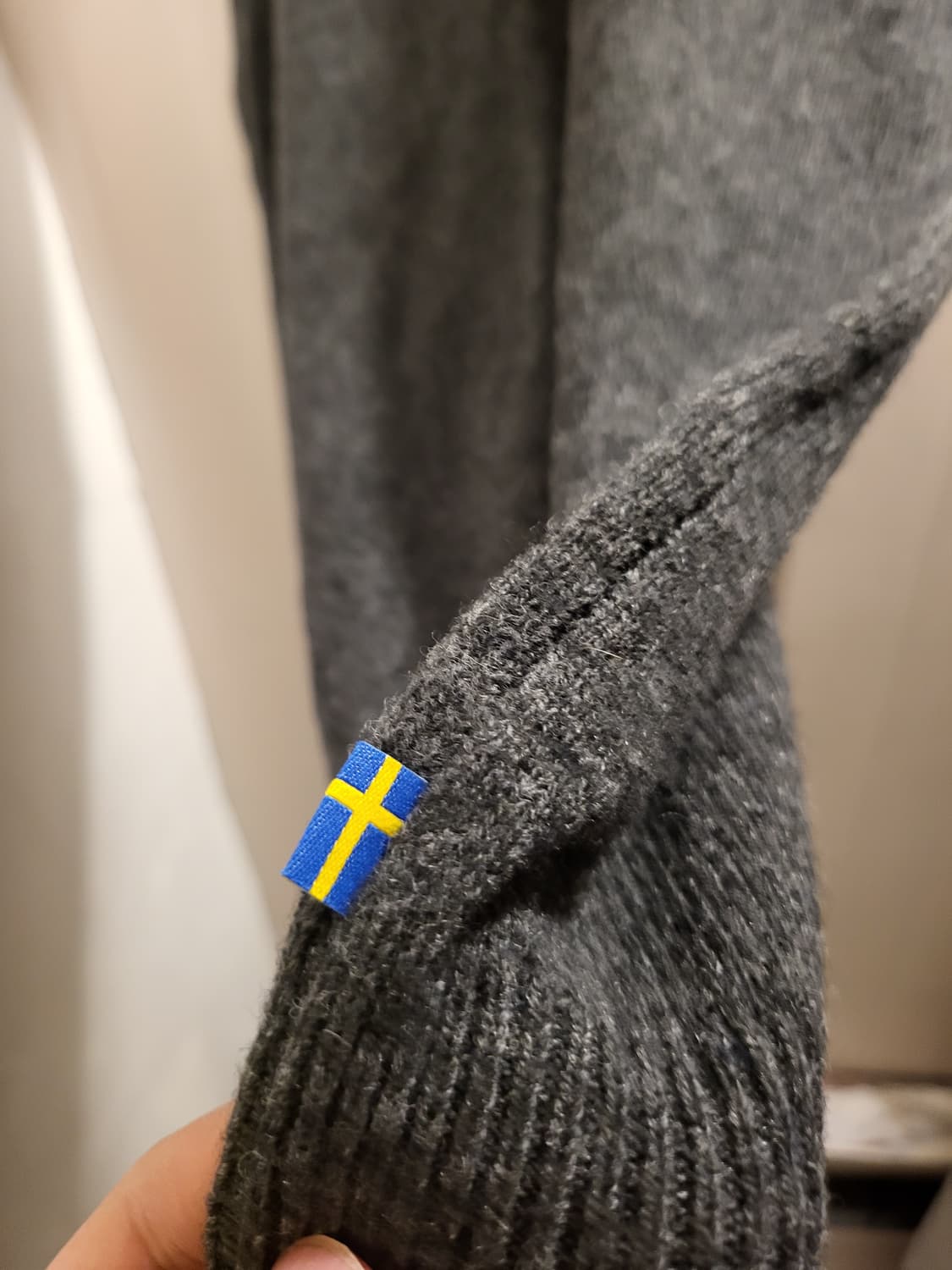 피엘라벤 그레이 니트 조끼 상품이미지3