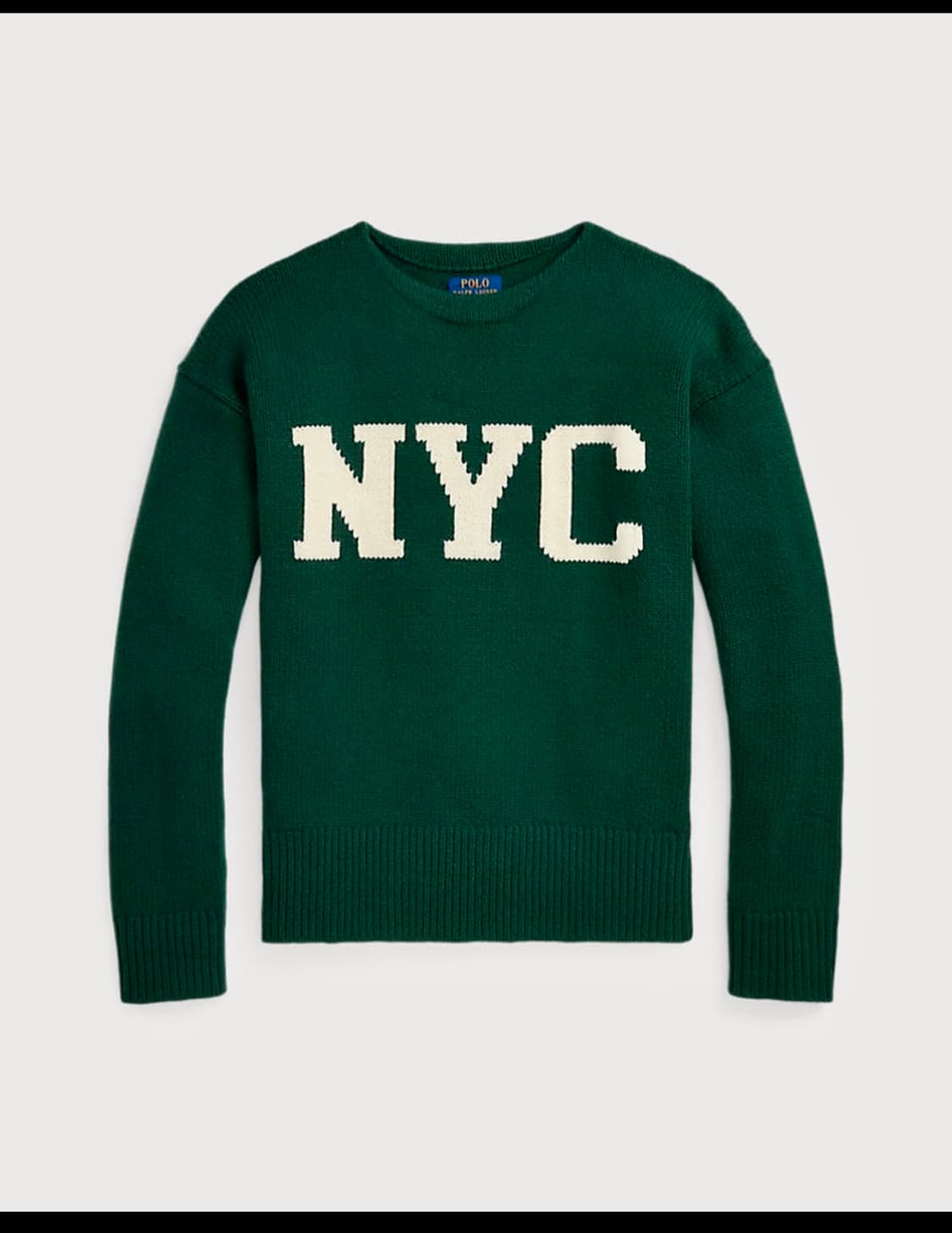 랄프로렌 딥포레스트 NYC 워셔블 울 블렌드 스웨터 XL 상품이미지9