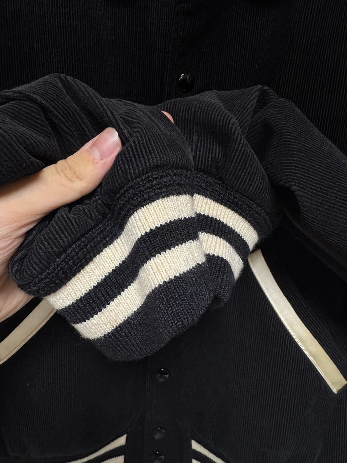 셀린느 코듀로이 테디 바시티 자켓 50 상품이미지3