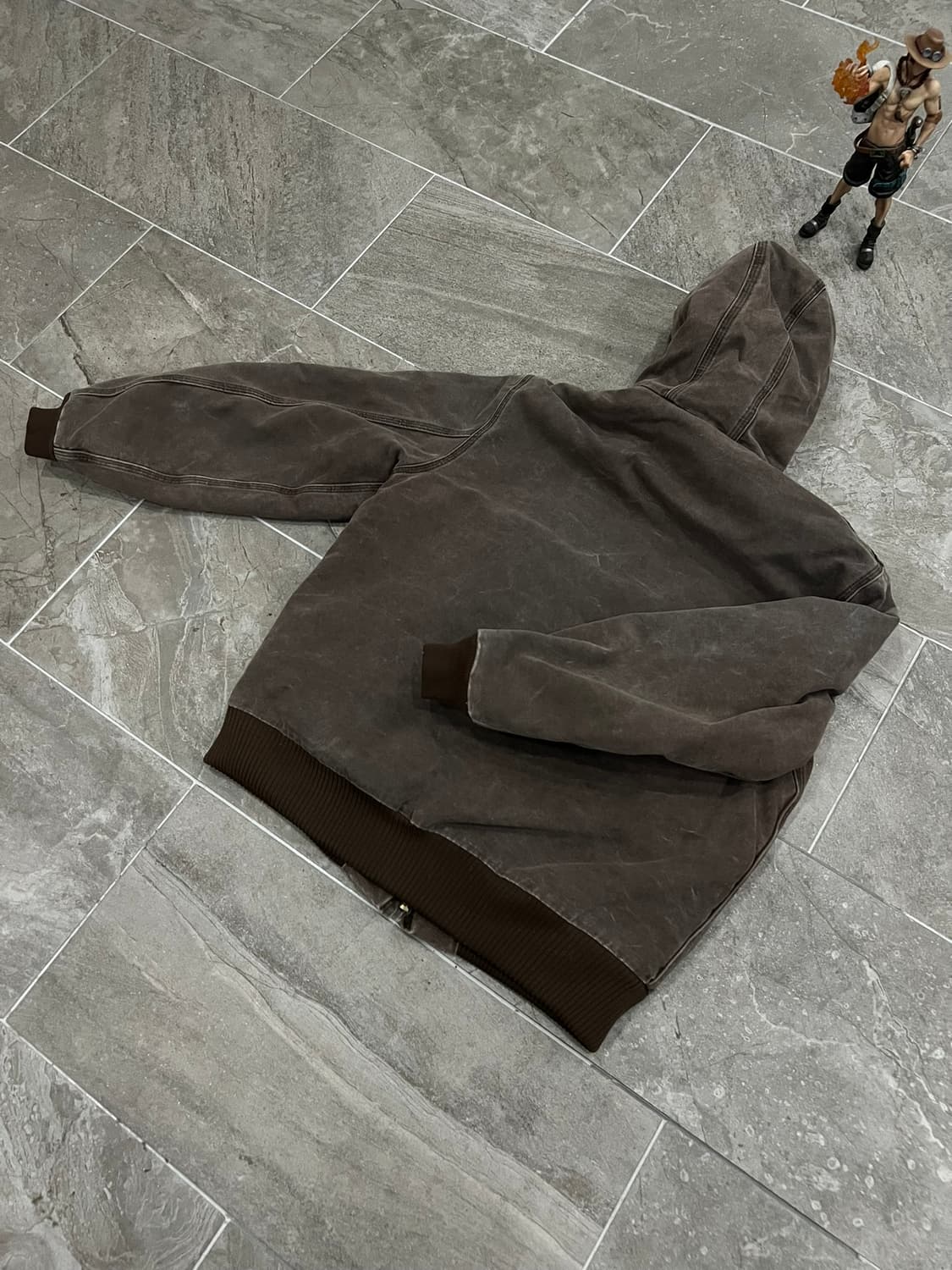 (M) 칼하트 덕 액티브 후드자켓 J130 CHT 체스트넛 상품이미지9