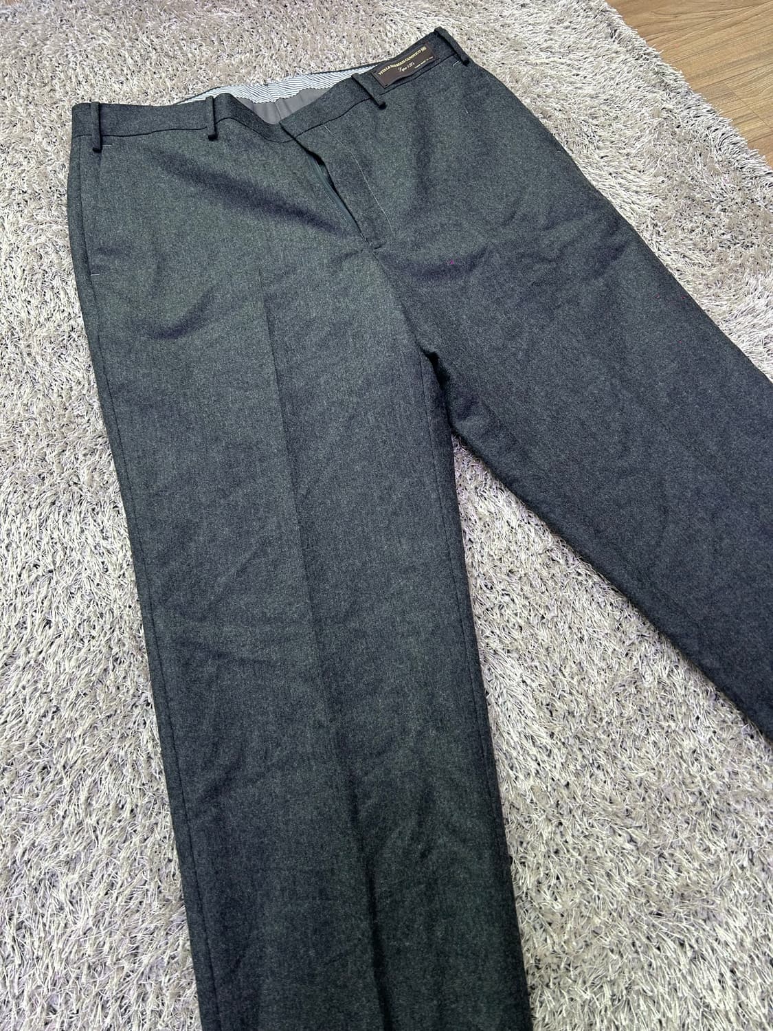 일본판 DOCLASSE 이태리제원단 슈퍼 120 울 슬랙스 34사이즈 상품이미지2