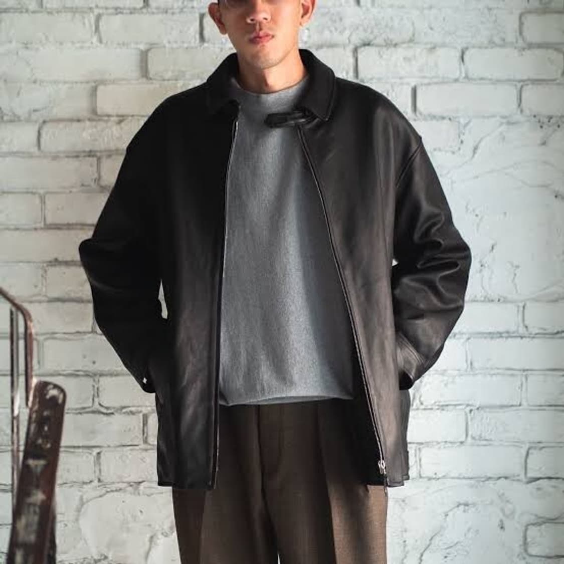 헤릴 herill 23aw 양가죽 블루종 자켓 상품이미지6