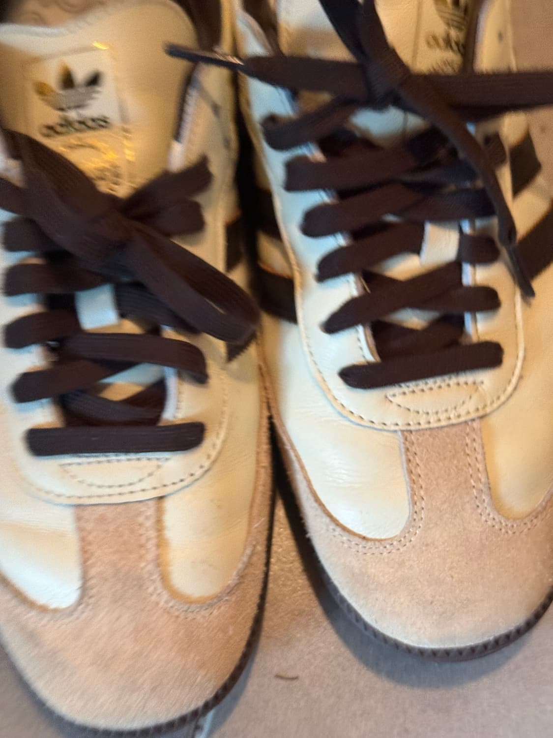 아디다스 삼바 OG 크림 화이트 다크 브라운 280 상품이미지3