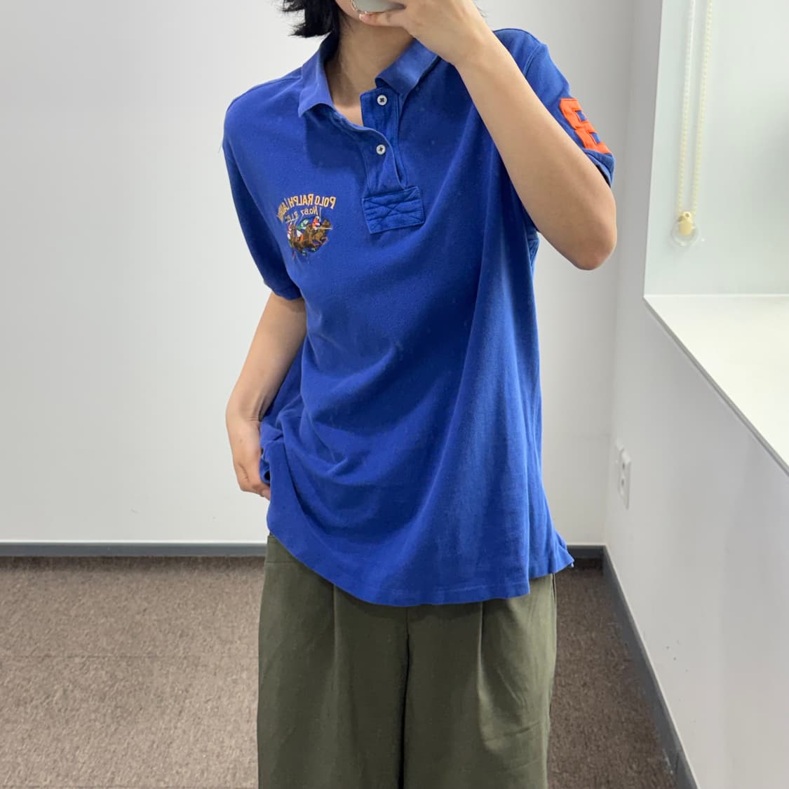 Polo 폴로 블루 카라 반팔티 상품이미지1