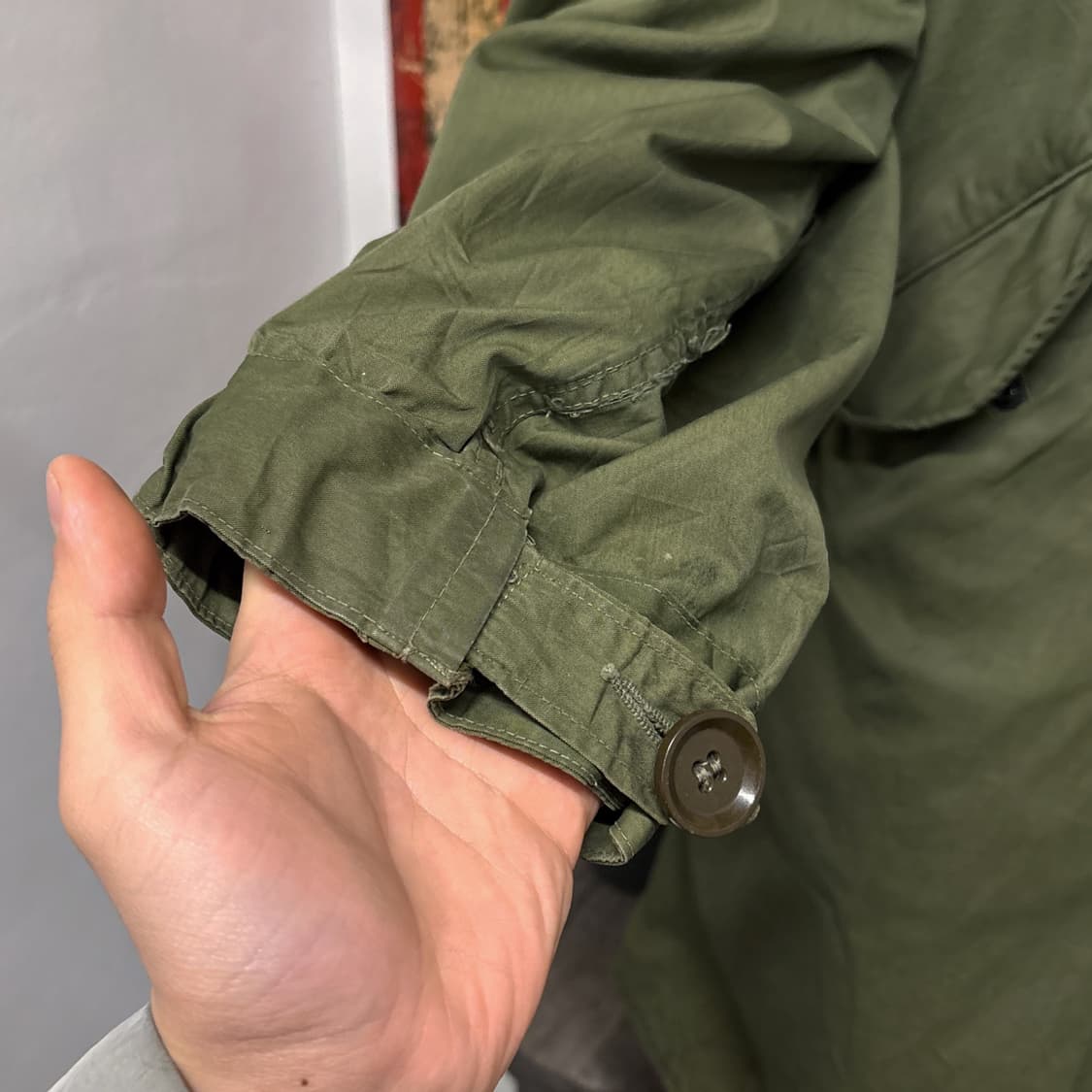 50s 오리지널 U.S. ARMY M-51 파카 양털안감 라이너 N435 상품이미지6