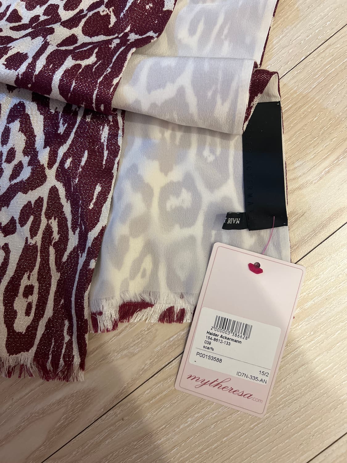 레오파드 프린트 스카프 상품이미지2