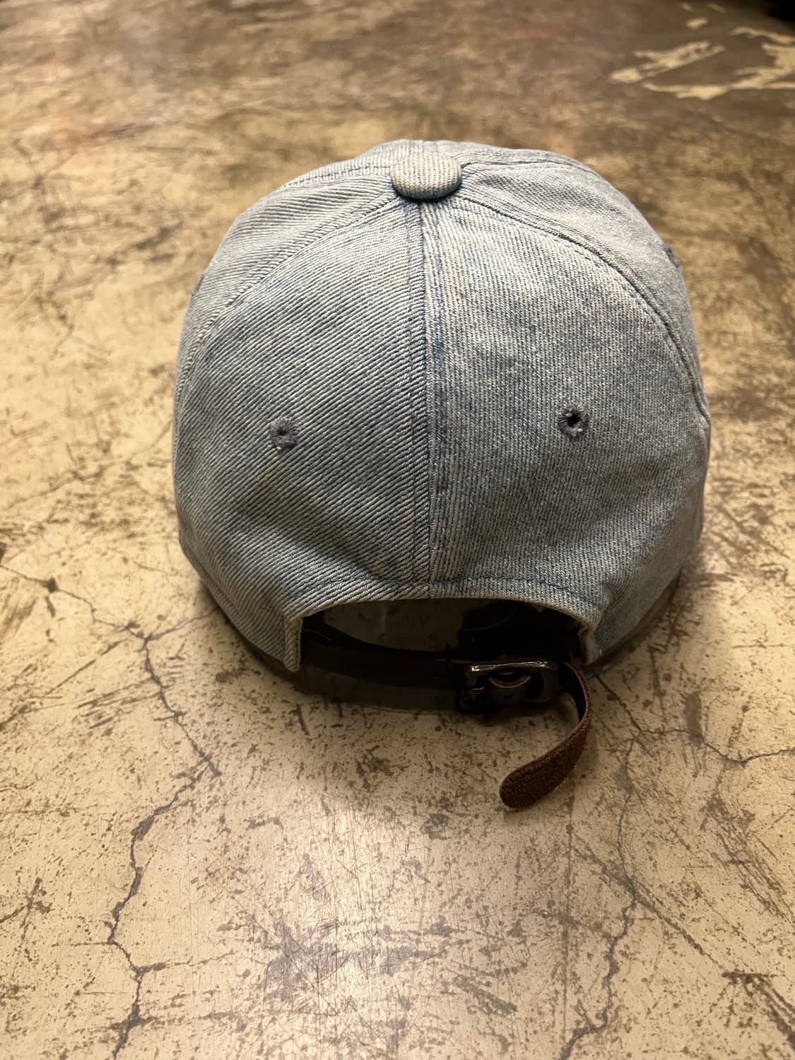 90s 폴로 랄프로렌 스펠아웃 데님 볼캡 상품이미지5