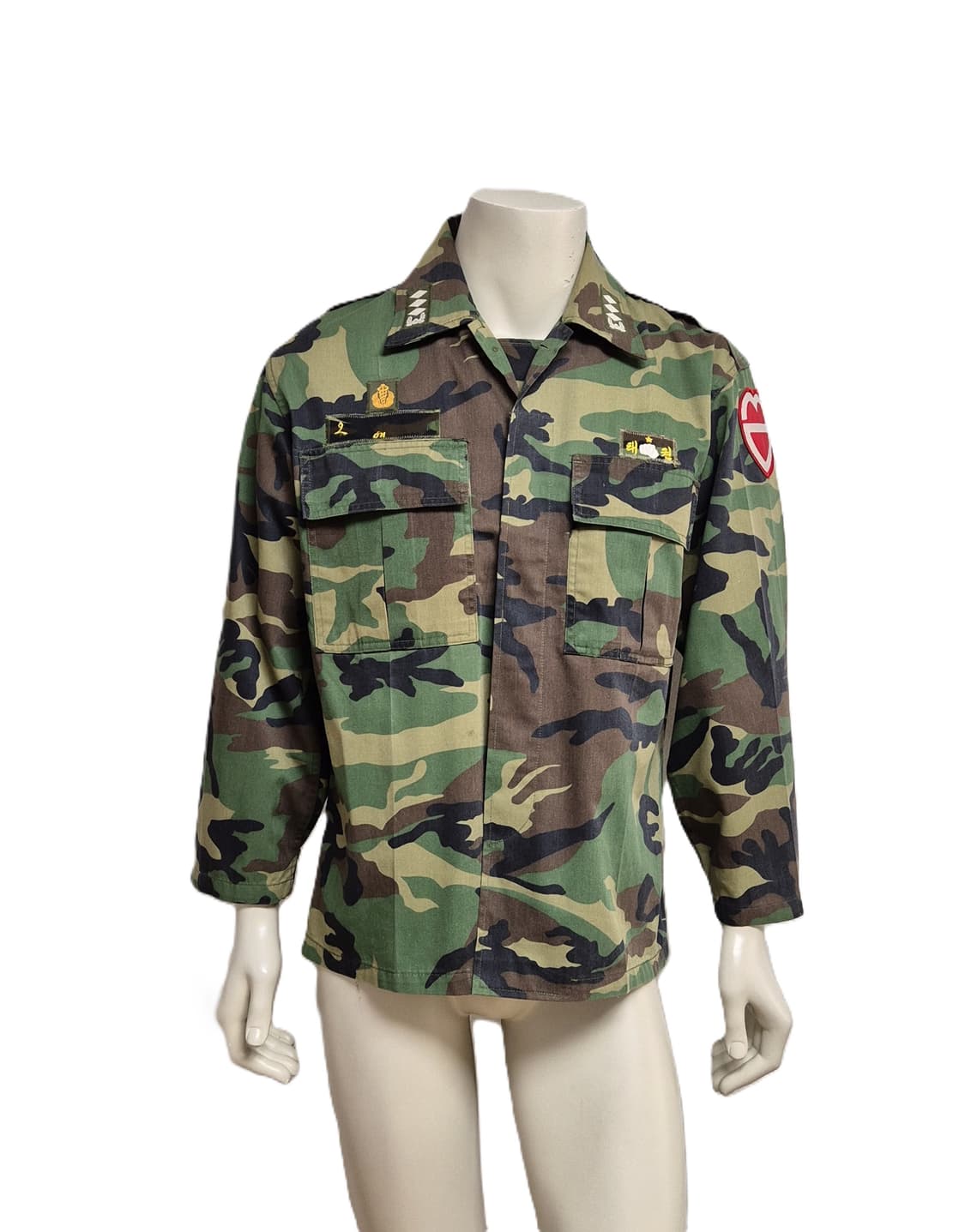 육군 구형 30사단 의무 대위 초기형 동계 전투복 상의 자켓 (XL) 상품이미지1