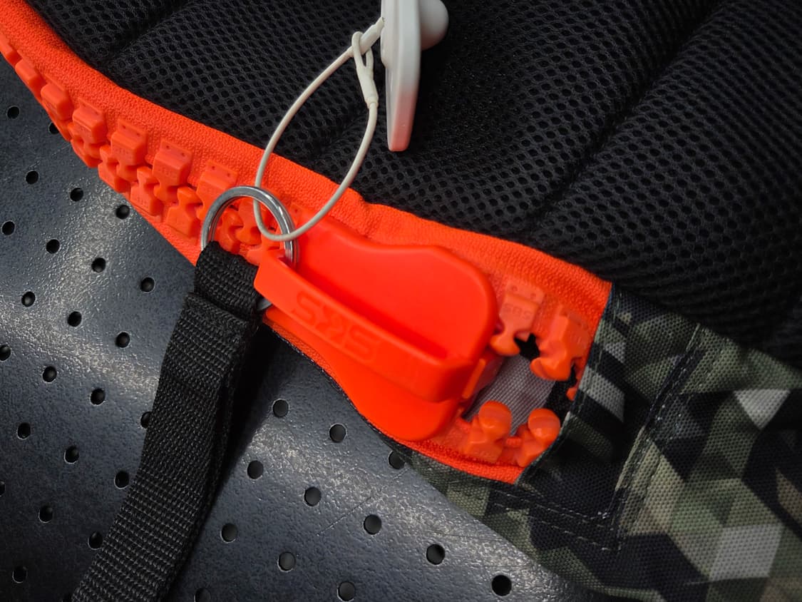 Adidas 아디다스 네온주황 빅지퍼 백팩 상품이미지4