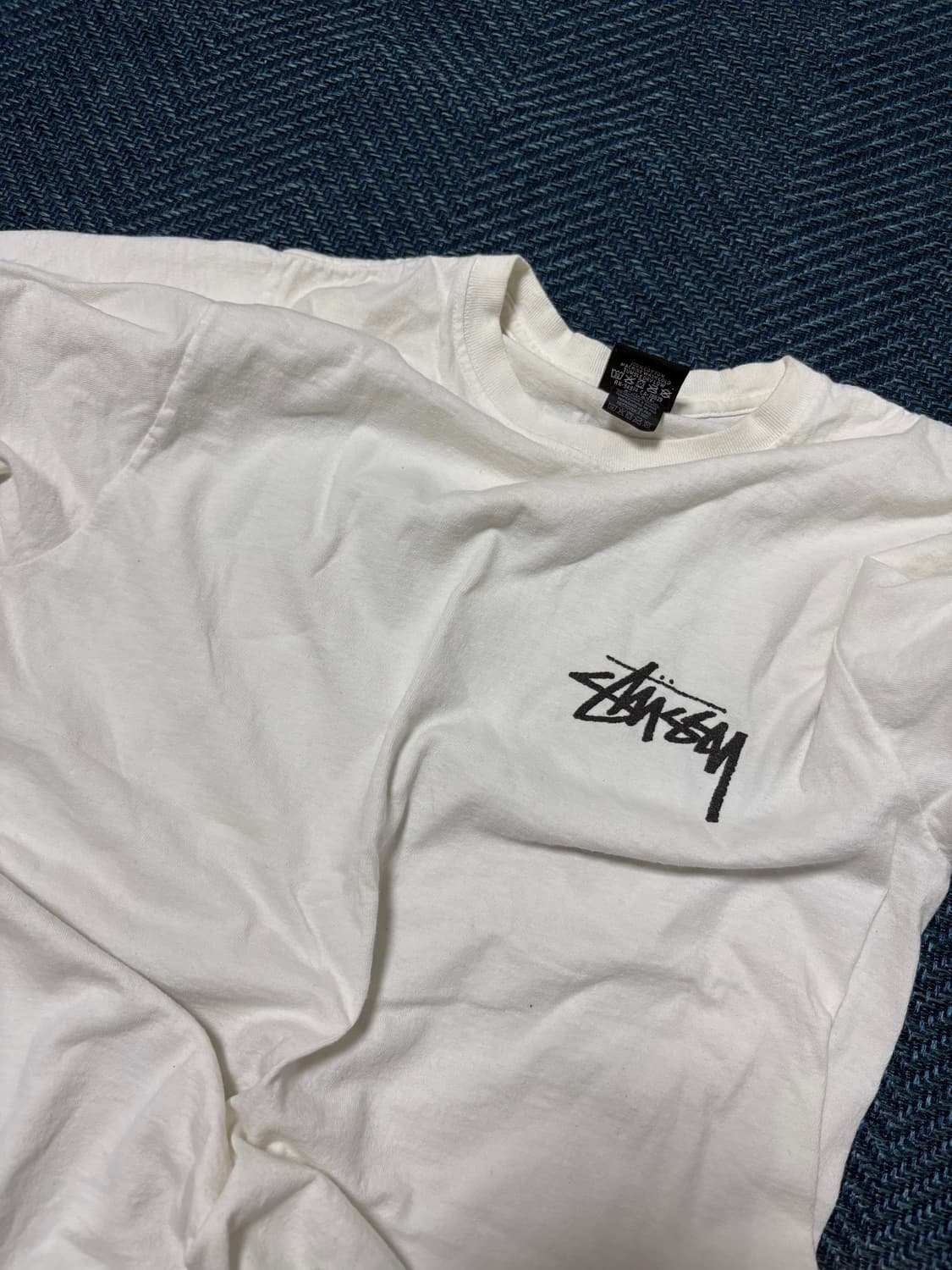 stussy 스투시 체리 반팔티 s 상품이미지1