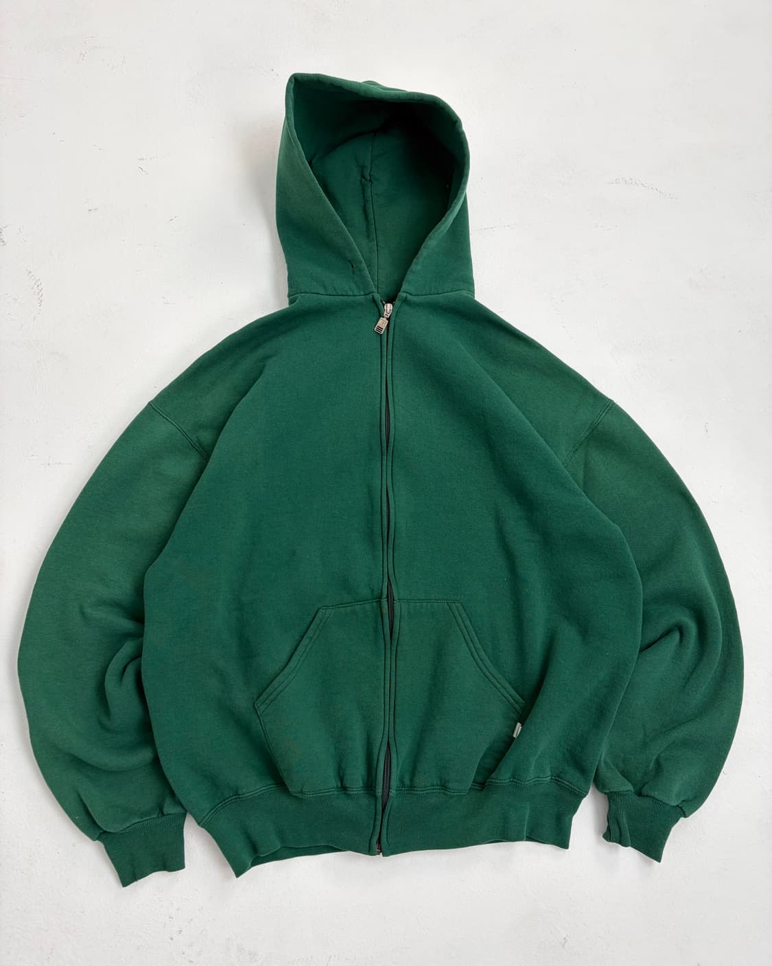 90s Russell Zip Up Hoodie (green) 상품이미지1
