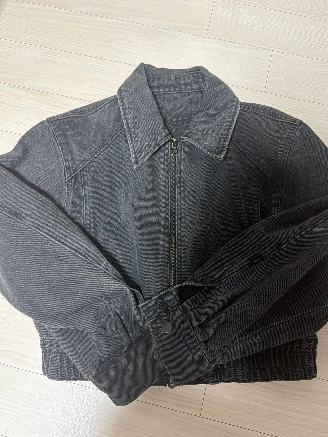 플렉 051 데님 크롭 자켓 상품이미지1