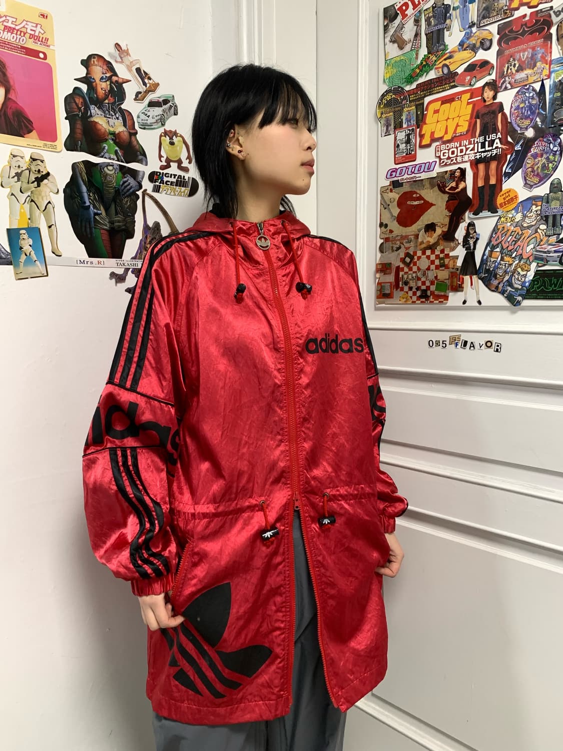 80s 아디다스 데상트 빅로고 돕바 상품이미지2