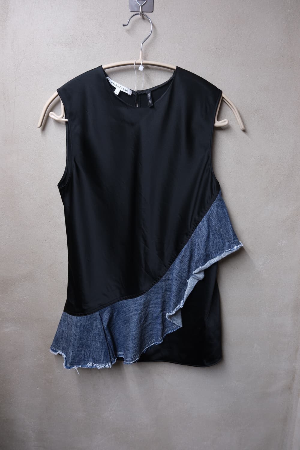 Helmut lang 데님 레이스 탑 xs 상품이미지1