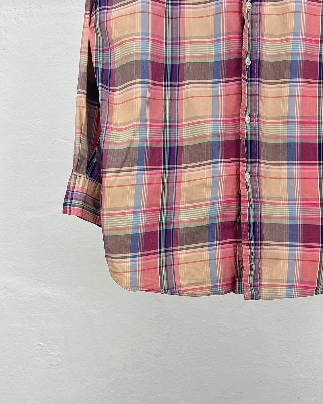 랄프로렌 마드라스 멀티 타탄체크 커스텀 셔츠 상품이미지4