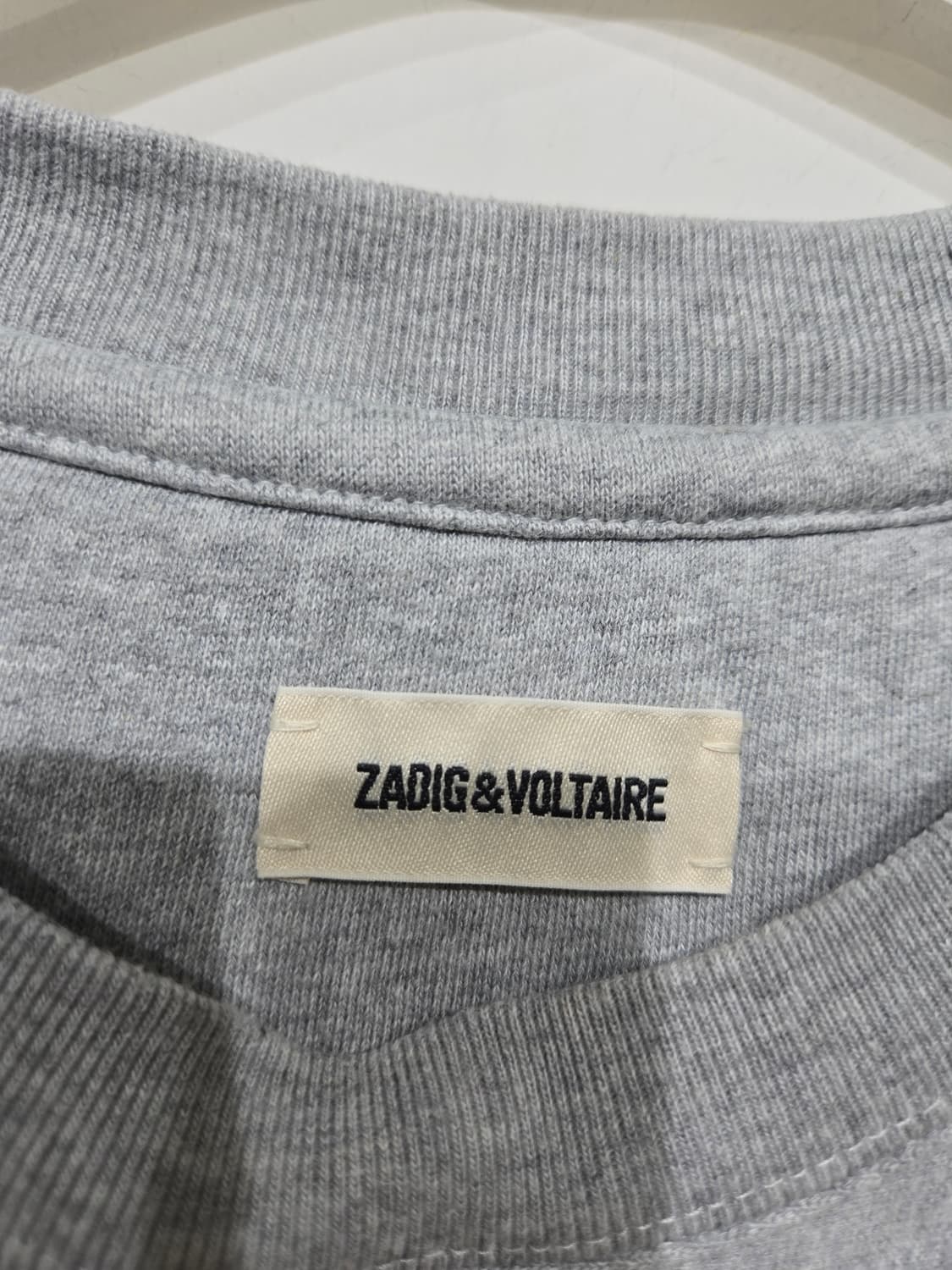 쟈딕앤볼테르 그레이 스컬 프린팅 맨투맨 티셔츠 상품이미지5