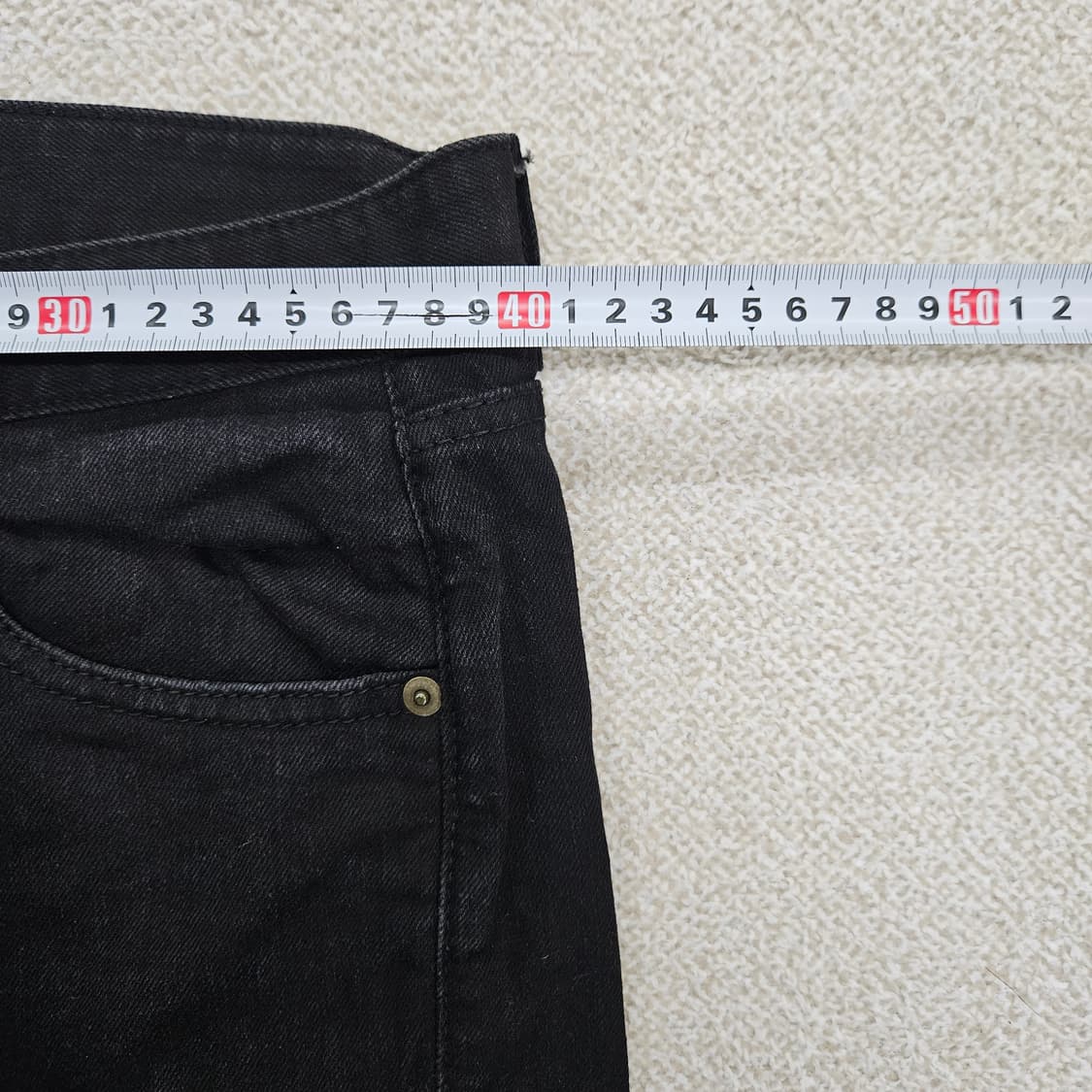 [32] 모드나인 데님 흑청 팬츠 바지 1204JM1 상품이미지6