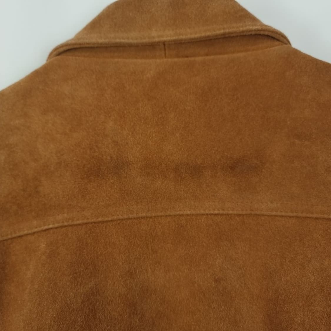 [도프제이슨] 리얼 카우 하이드 소가죽 스웨이드 트러커 자켓 M18707 상품이미지9