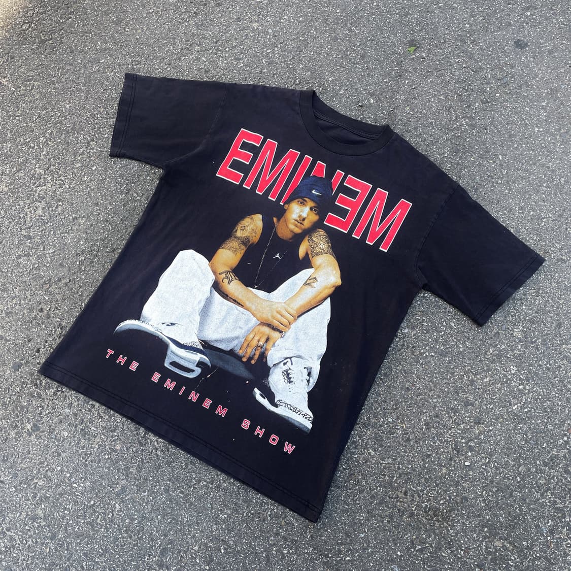 00s 에미넴 The Eminem Show 부틀넥 올드스쿨 반팔 티셔츠 상품이미지2