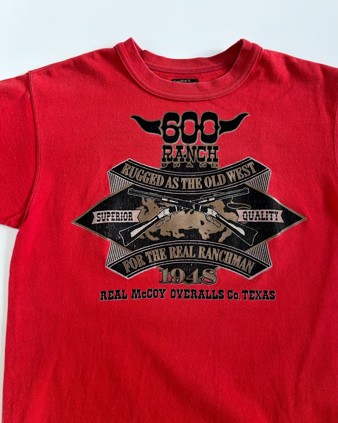 36) 더 리얼맥코이 600ranch 프린팅 티셔츠 상품이미지2