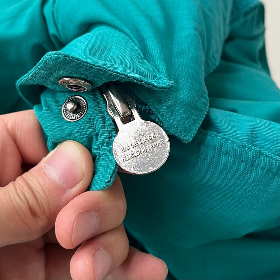 90s 몽클레르 X 아식스 터콰이즈 구스다운 점퍼 상품이미지3