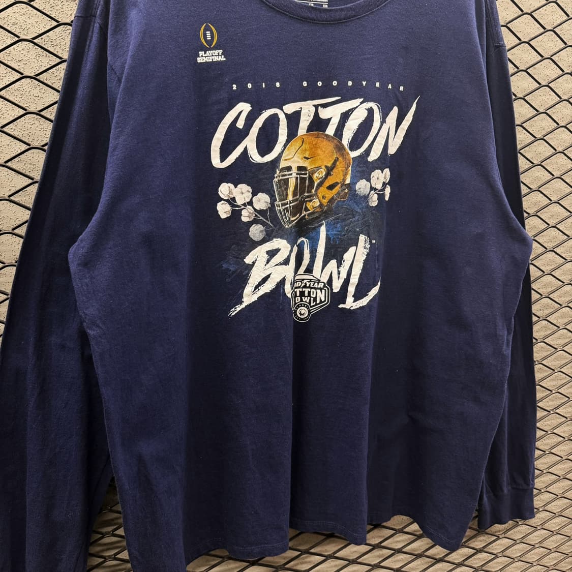 나이키 롱슬리브 칼리지 풋볼 레터링 디테일 네이비 상품이미지5