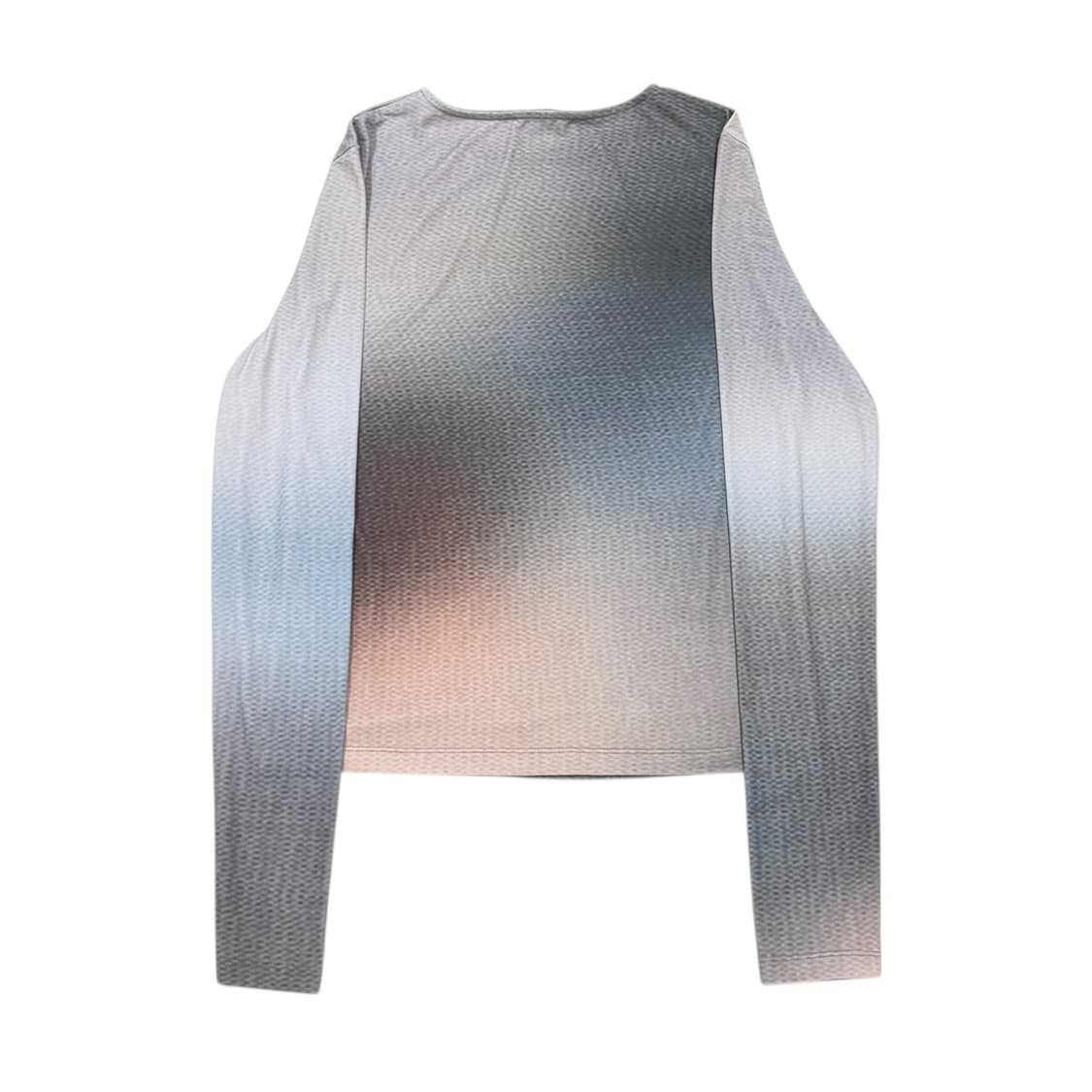 인사일런스 우먼 스머징 그래픽 탑 긴팔티 S 상품이미지2