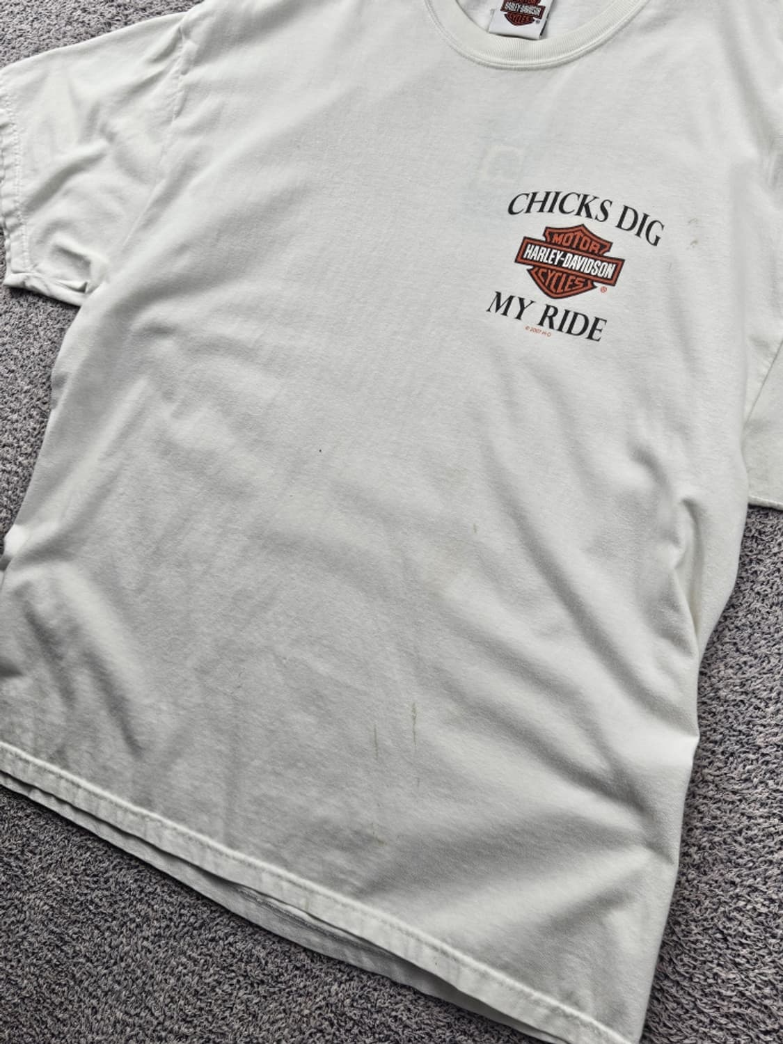 USA 할리데이비슨 빈티지 반팔 티셔츠 ( XL ) / 11848 상품이미지4