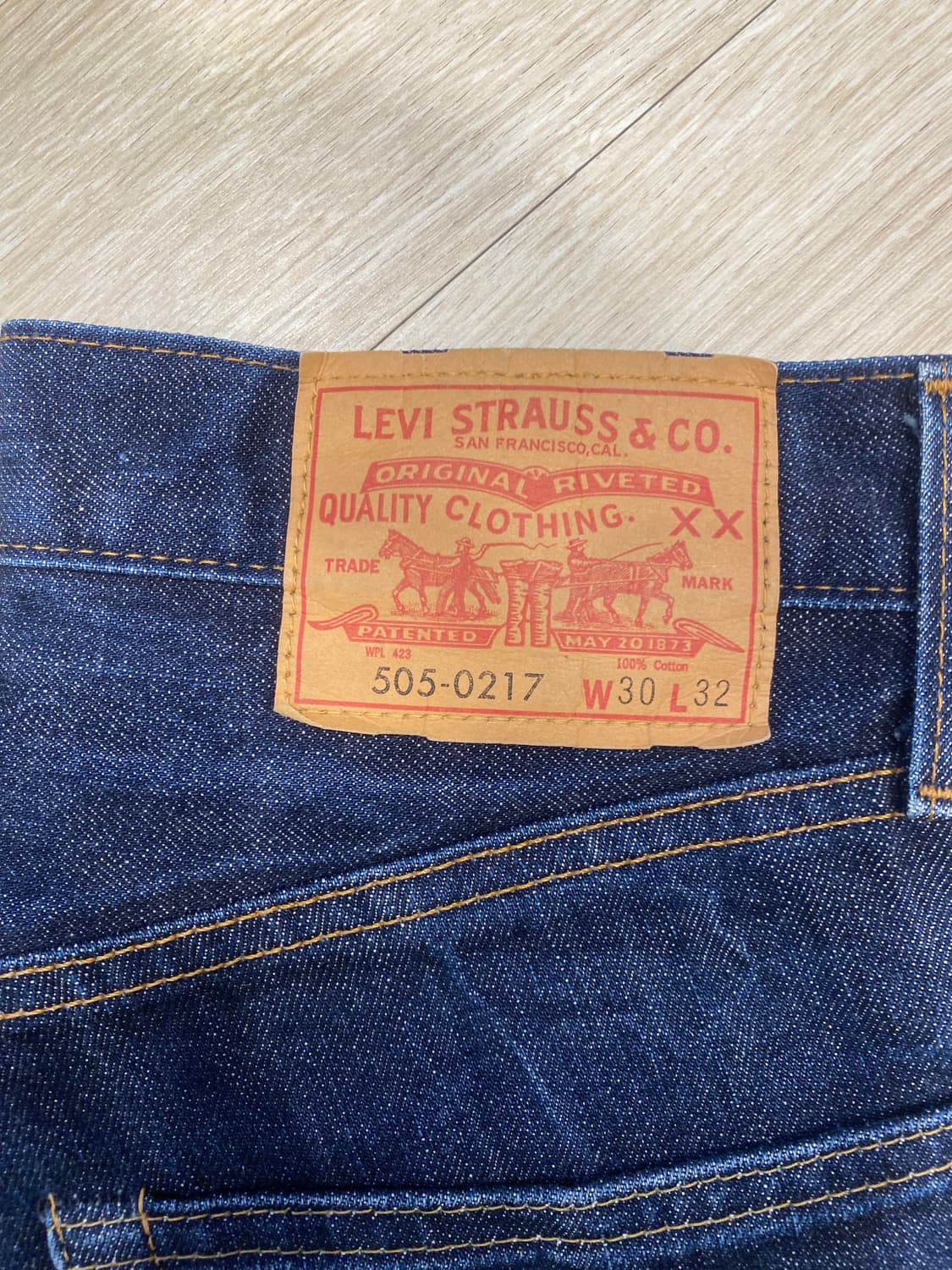 [30] LVC 67505 (67505) 리지드 데님(30/32) 판매 상품이미지5