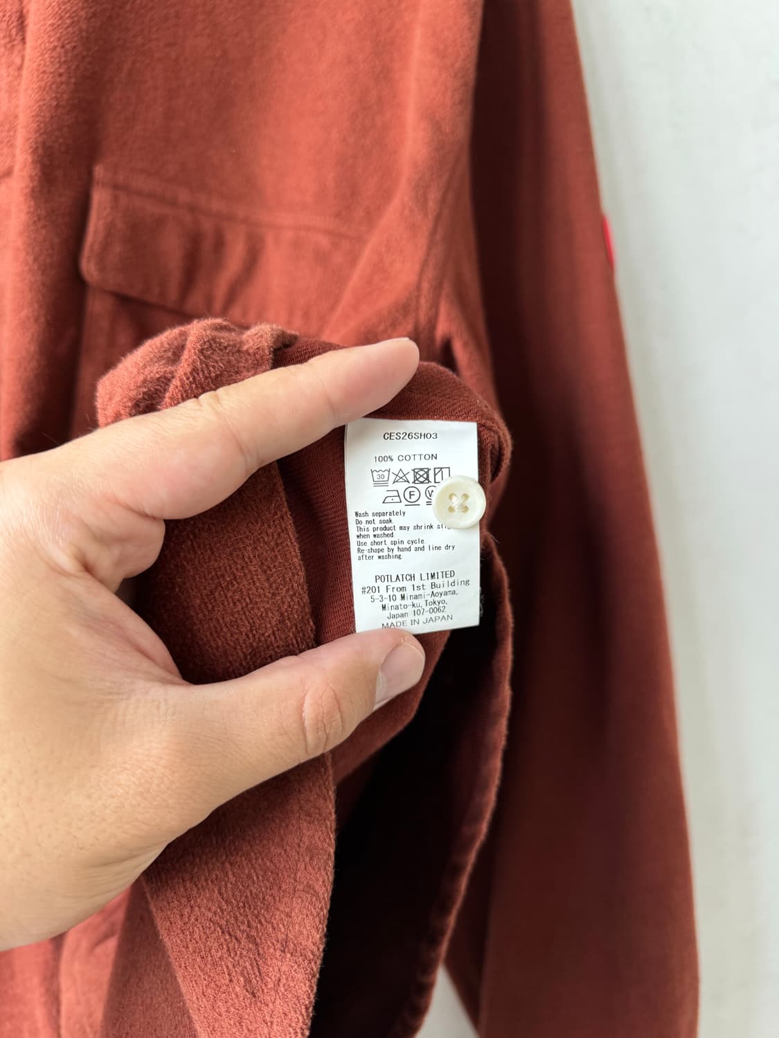Fw24 카브엠트 플라넬 빅 셔츠 상품이미지6