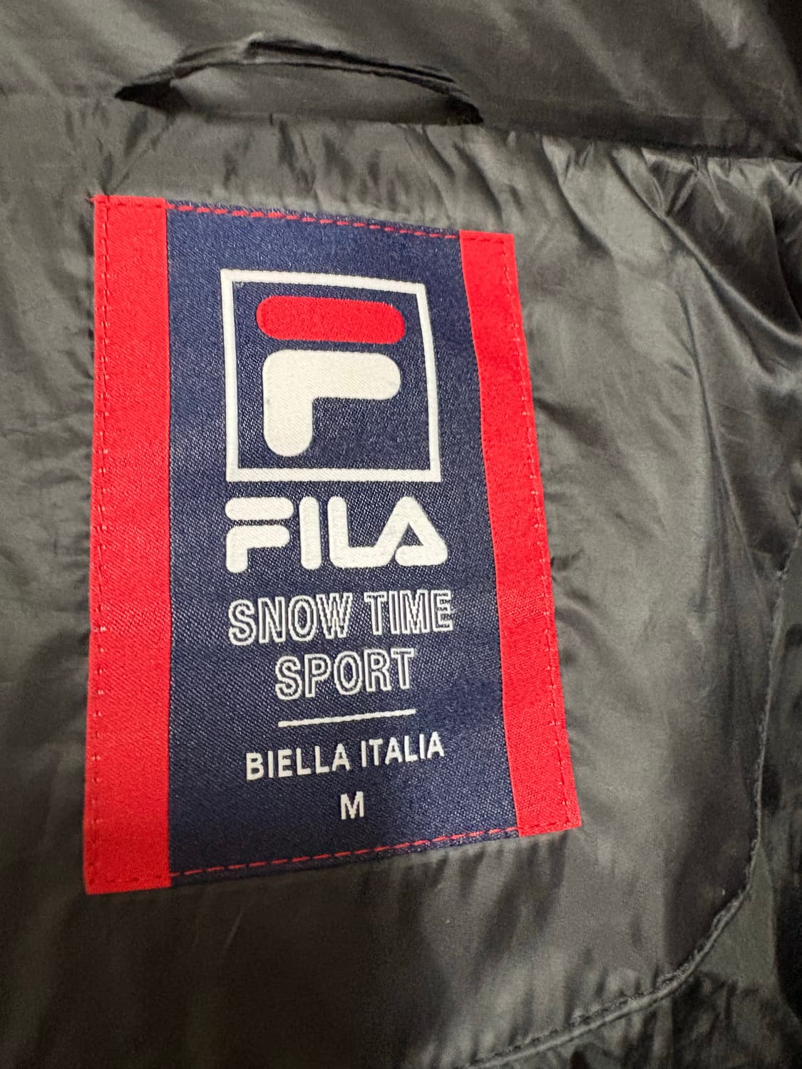 블랙 FILA 패딩 상품이미지4