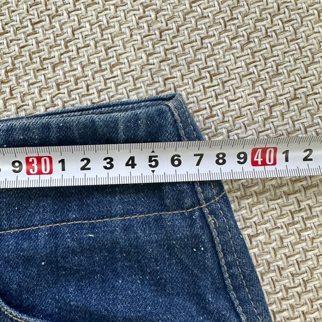 42 시슬리 데님 미니 스커트 0407D 상품이미지4