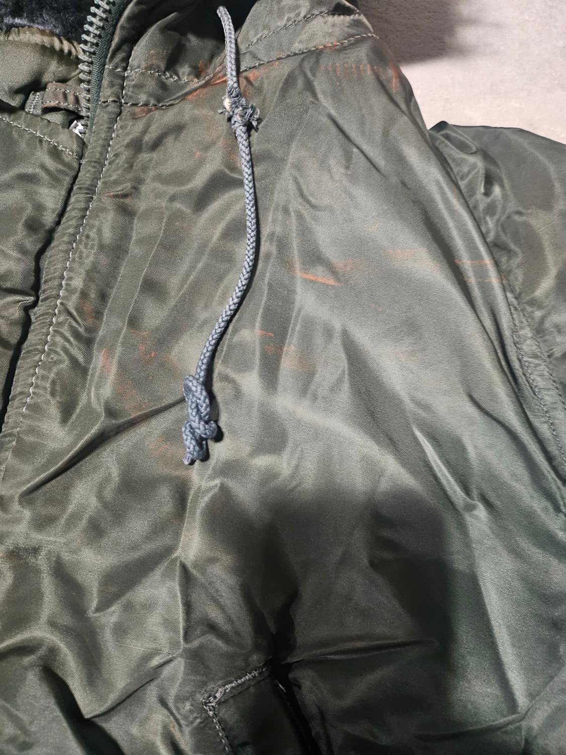 80s 미군오리지날 n2b(보관상하자제품)미듐 상품이미지5