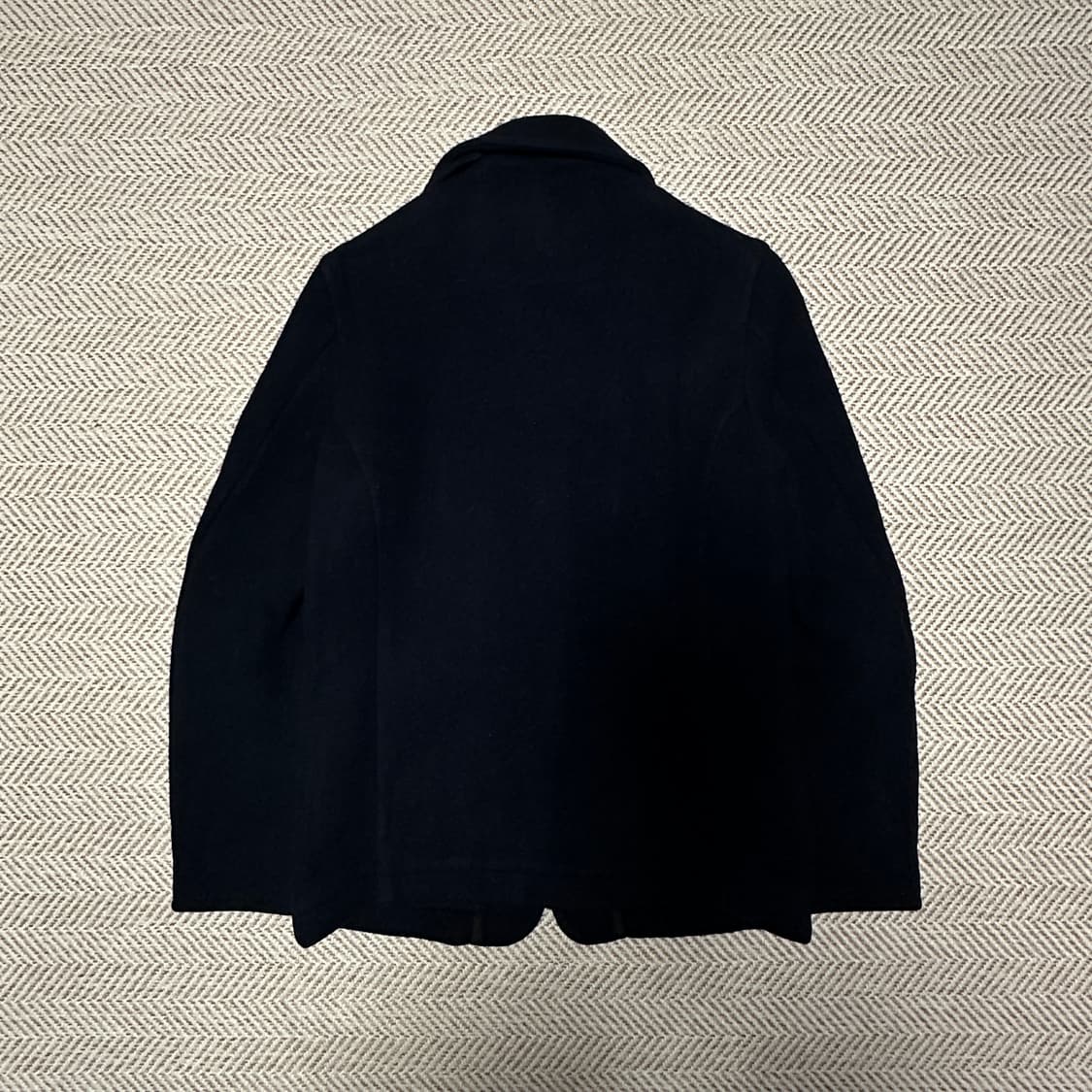 DANTON japan made wool coat navy 상품이미지2