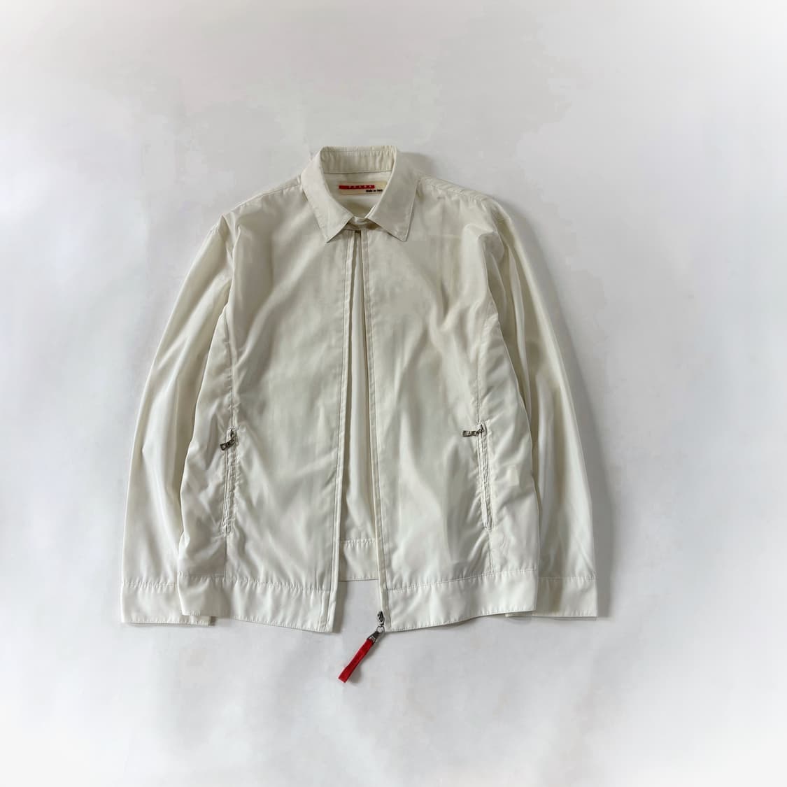Prada Sport white cotton zip-up jacket 상품이미지1