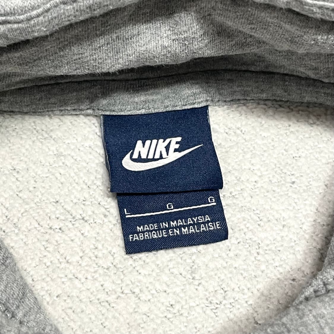 나이키 스우시 그레이 후드티셔츠 남성L 상품이미지3