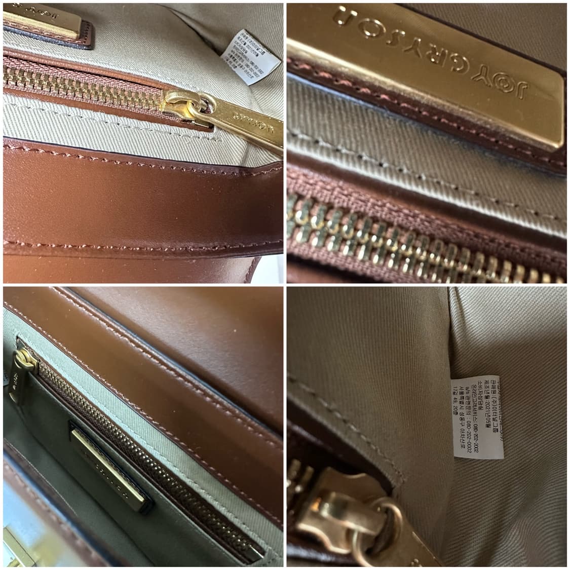 조이그라이슨 마고 미니 가죽 브라운 크로스백 가방 상품이미지10