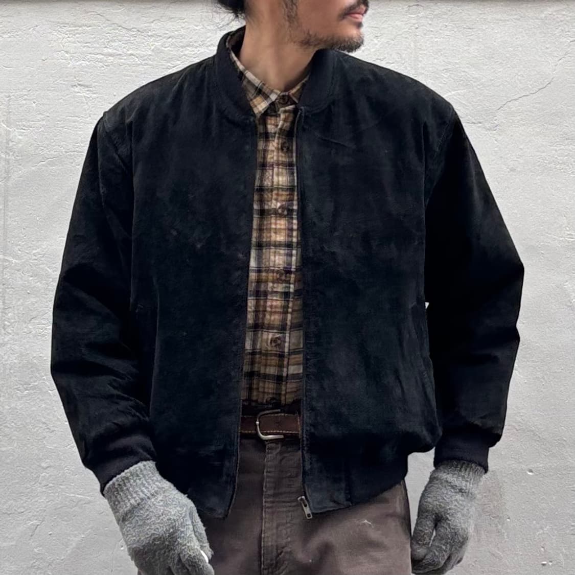 올드 돈피 스웨이드 블루종 자켓 상품이미지8