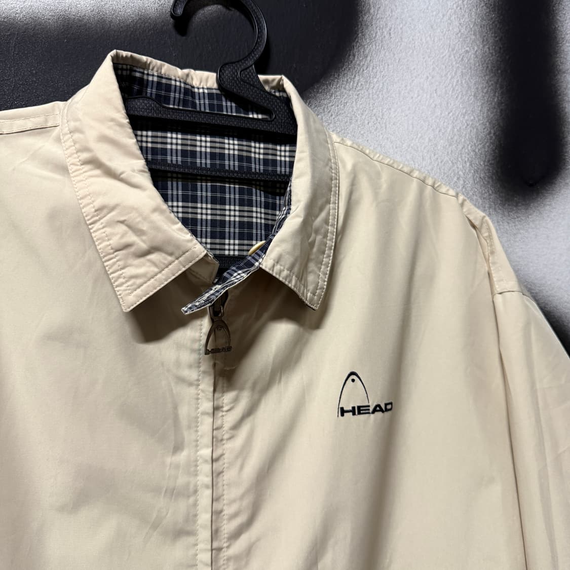 헤드 클래식 체크 리버시블 우븐 스윙탑 자켓 상품이미지8