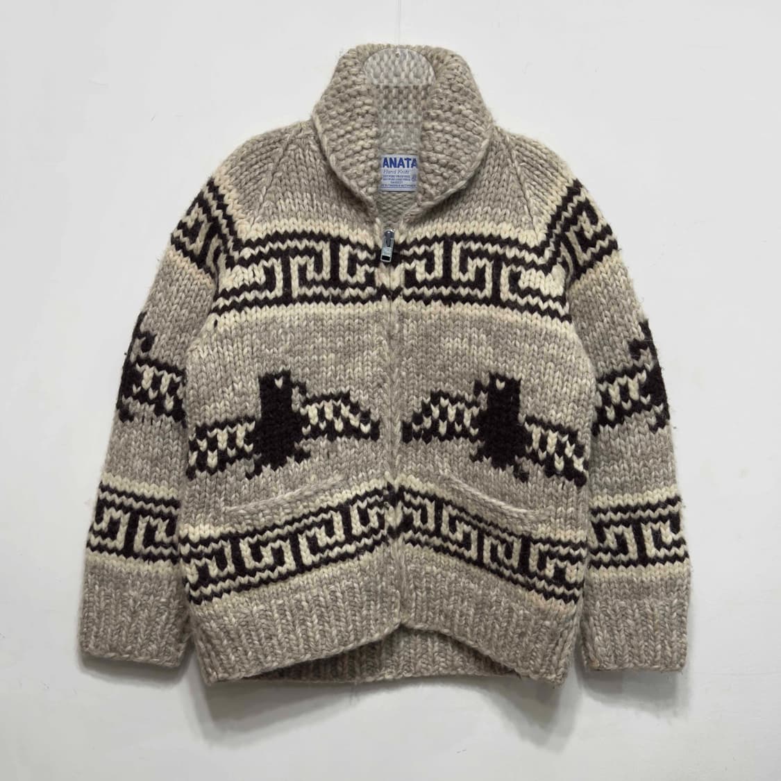 카나타 캐나다 핸드 니트 코위찬 상품이미지1