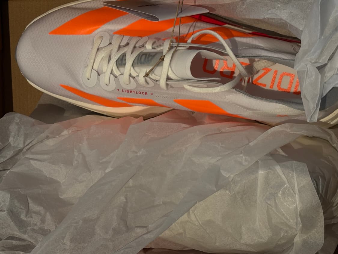 아디다스 아디제로 / 아디오스 프로 4 클라우드 화이트 루시드 오렌지 상품이미지4