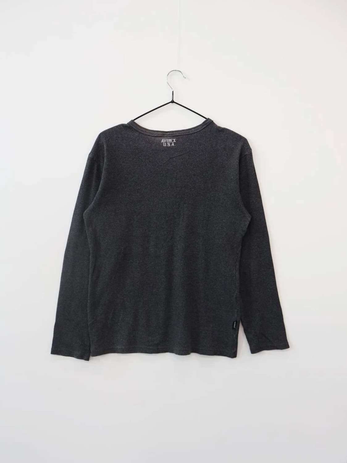AVIREX U.S.A. Gray Henley Tee 상품이미지5