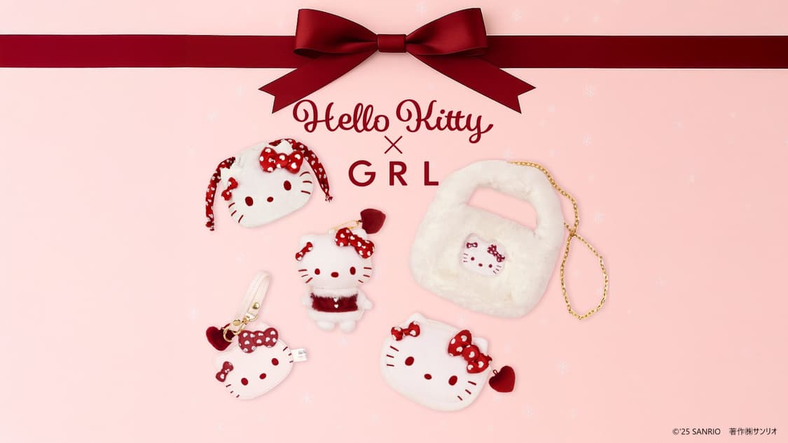산리오 × grl 콜라보 홀리데이 헬로키티 가방 상품이미지2