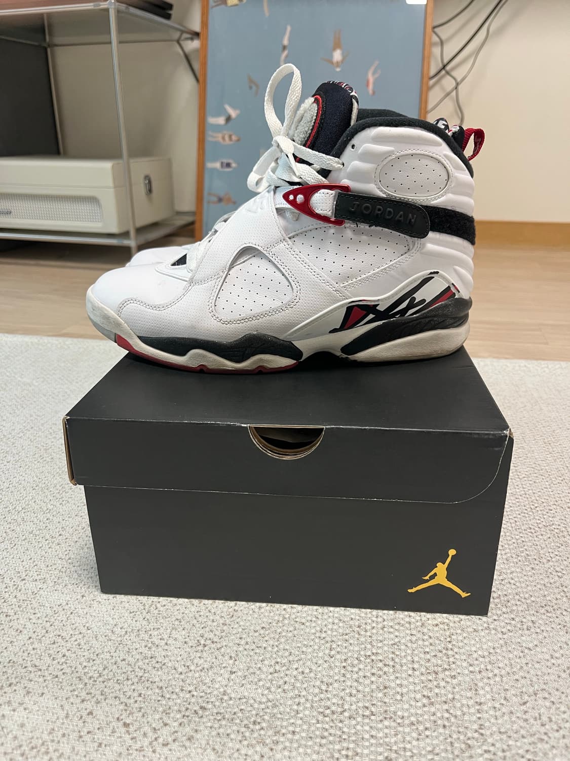 에어조던 8 레트로 화이트 벅스바니 상품이미지3