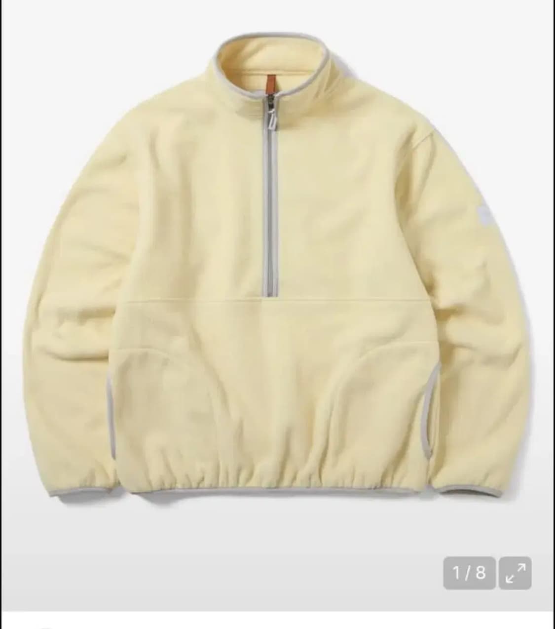 구함) 디스이즈네버댓 옐로우 플리스 하프집업 상품이미지1