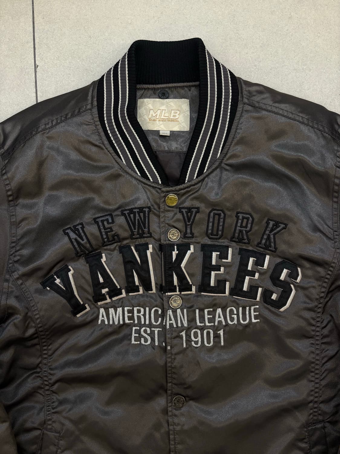 MLB 뉴욕 양키스 메탈 바시티 자켓 상품이미지4