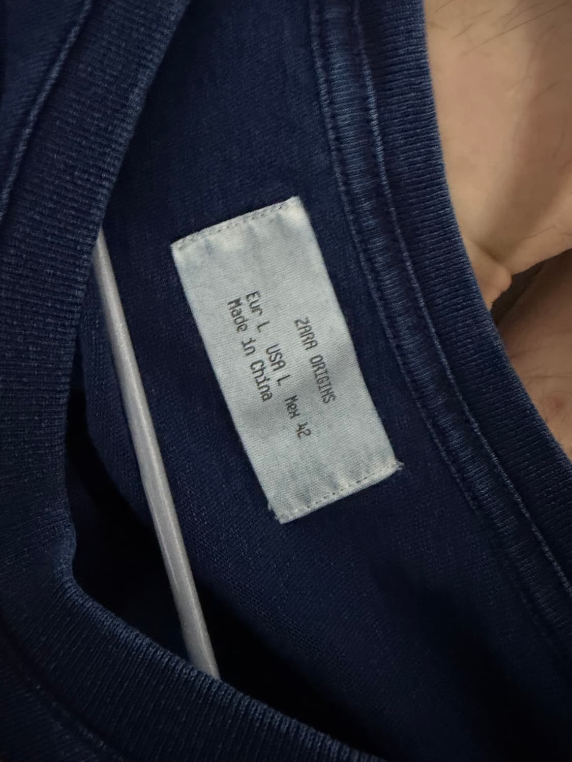 자라 롱슬리브 네이비 상품이미지3