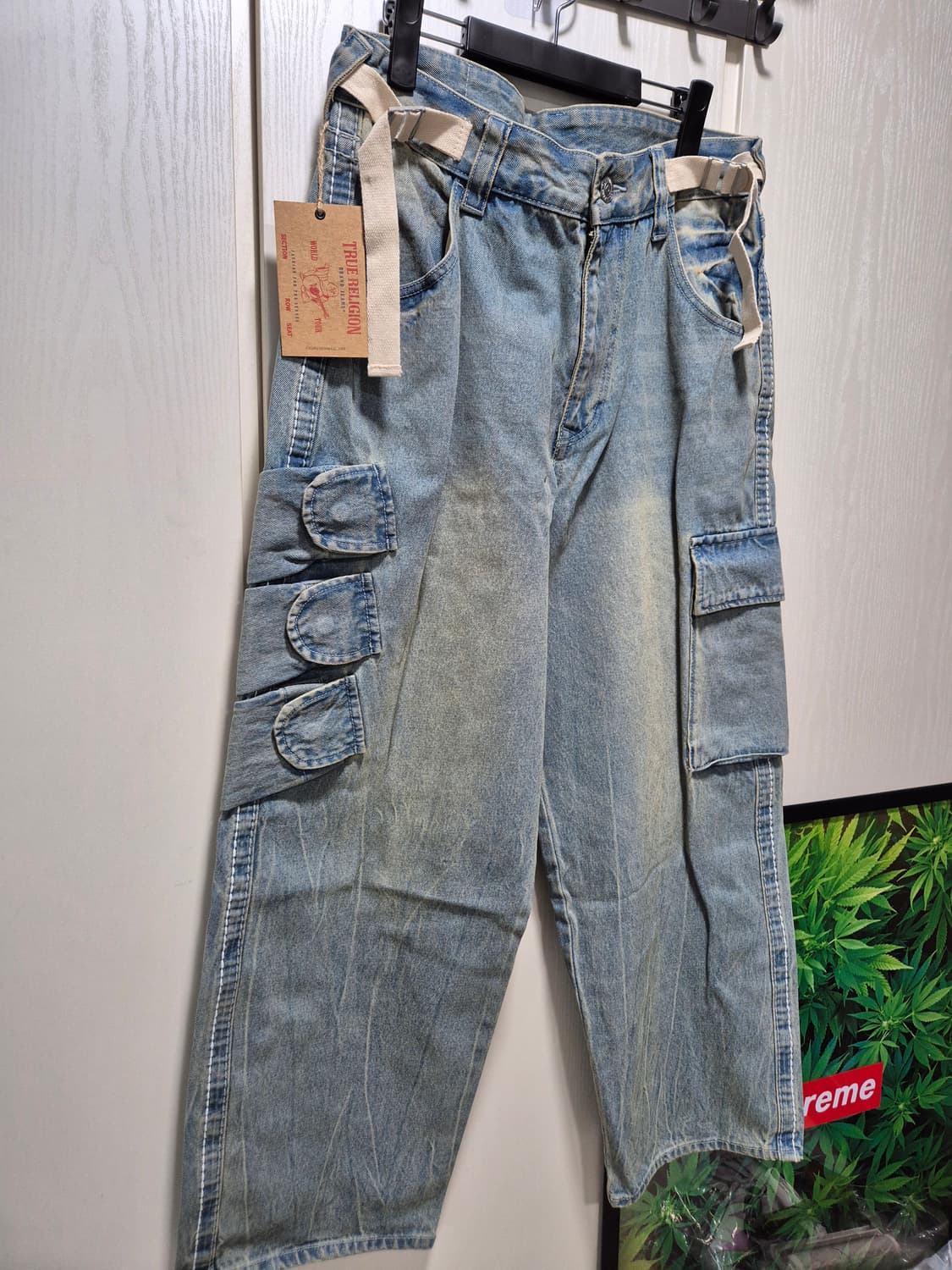 (타임세일)(새상품)트루릴리젼 카고 워싱진 데님 상품이미지2
