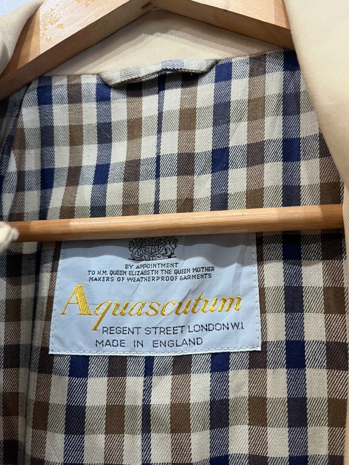 아쿠아스큐텀 트렌치코트 우먼즈 MADE IN ENGLAND 상품이미지2